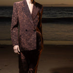 Mars Blazer - Candlelit Lace Moire - Heidi Merrick