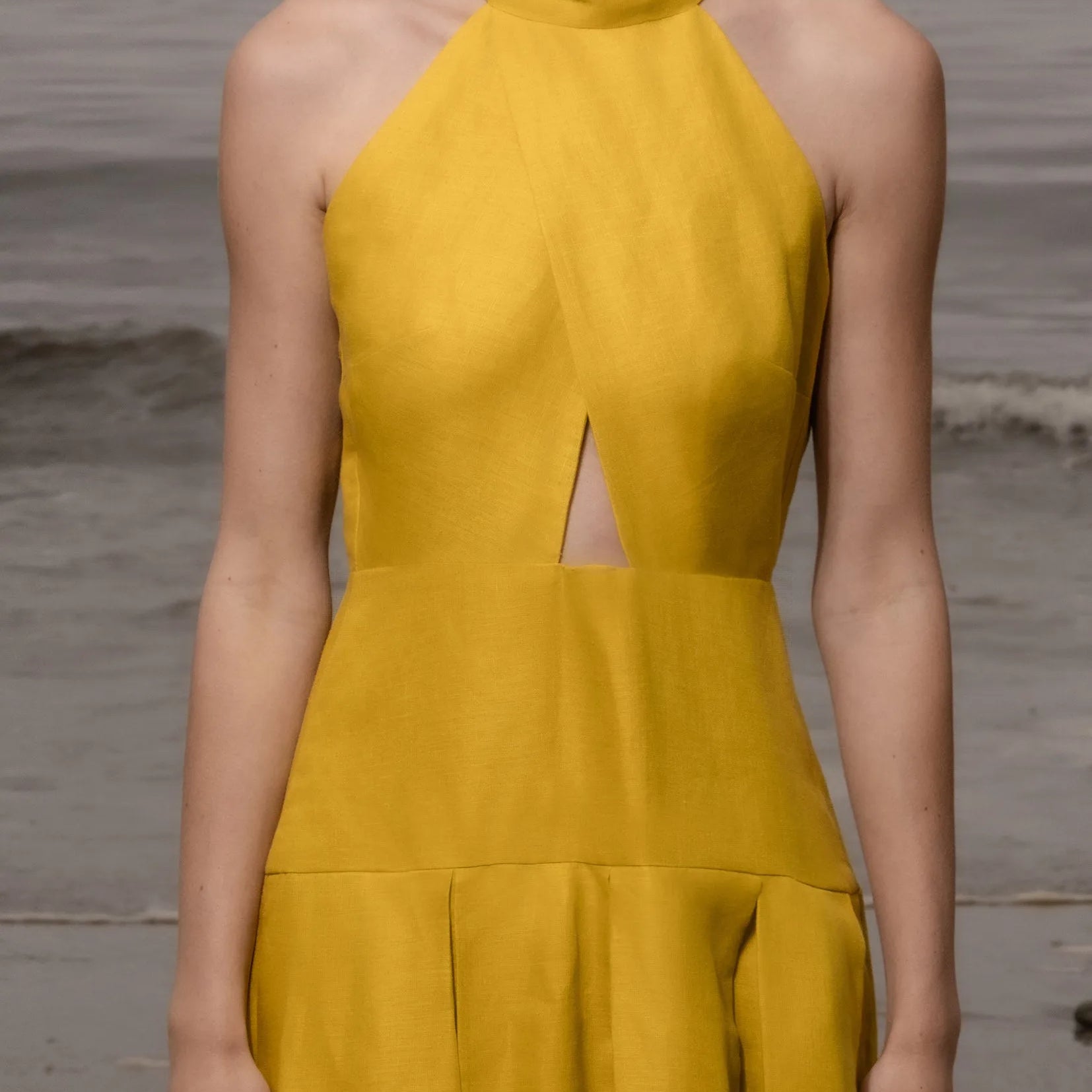 Ginger Dress - Dandelion Linen - Heidi Merrick