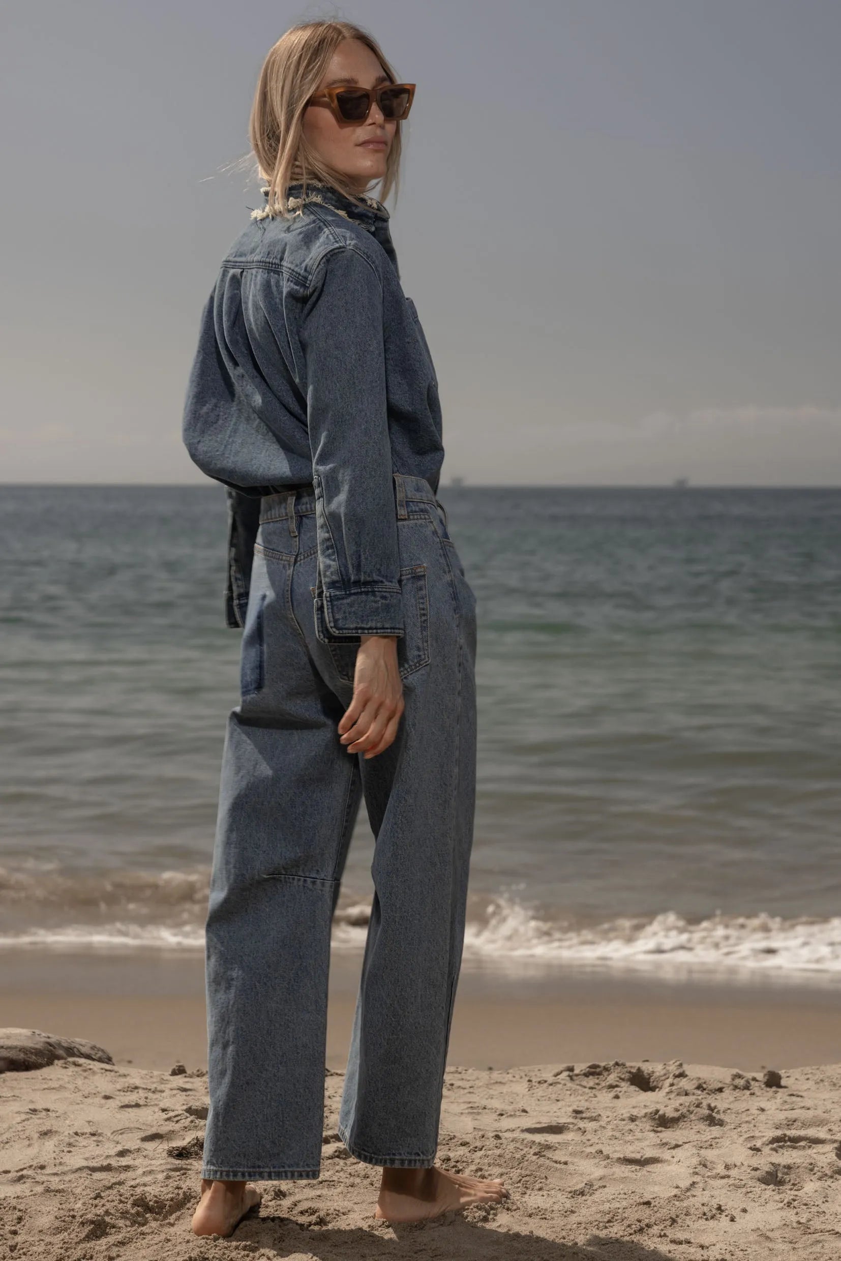 Lisi Top - Denim - Heidi Merrick