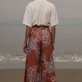 Flareup Trouser - Orange Batik - Heidi Merrick