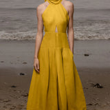 Ginger Dress - Dandelion Linen - Heidi Merrick