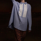 Tux Top - Stripe Cotton - Heidi Merrick