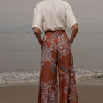 Flareup Trouser - Orange Batik - Heidi Merrick