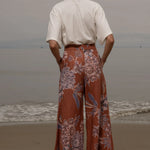 Flareup Trouser - Orange Batik - Heidi Merrick