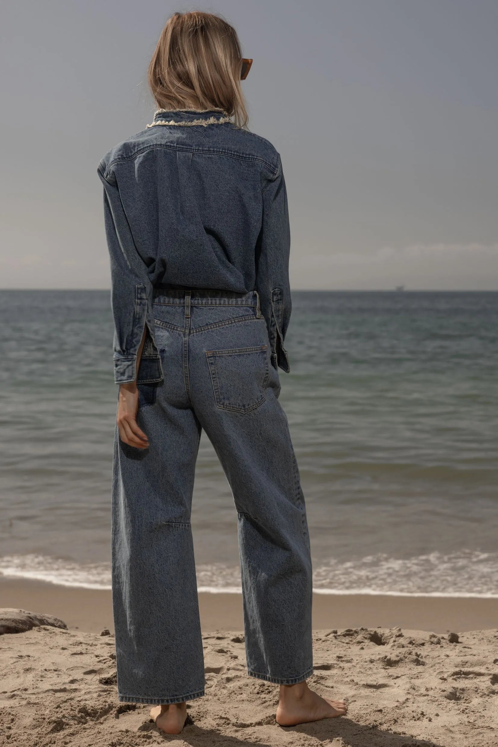 Lisi Top - Denim - Heidi Merrick