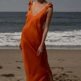 Grace Slip Dress - Flame - Heidi Merrick