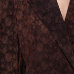 Mars Blazer - Candlelit Lace Moire - Heidi Merrick