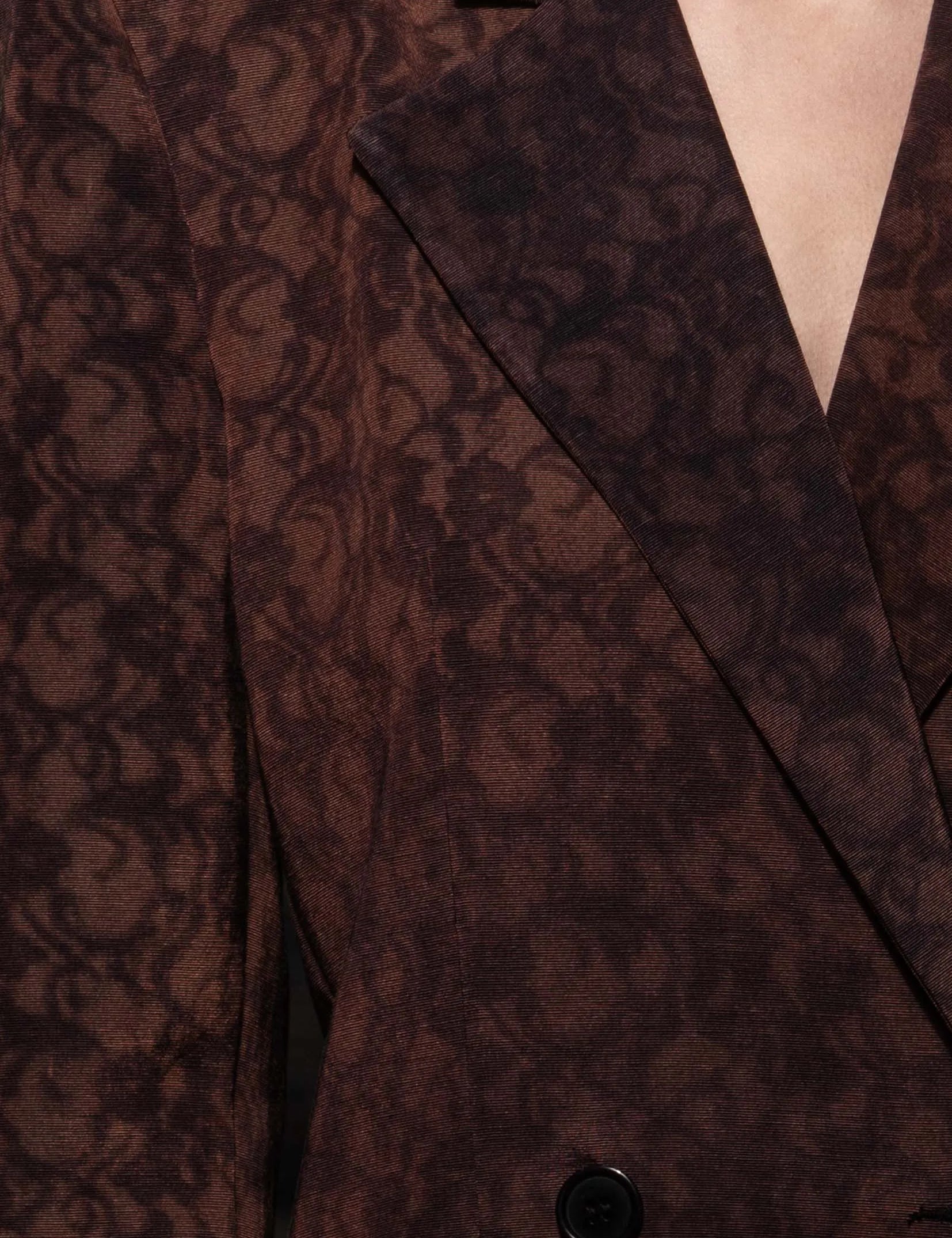 Mars Blazer - Candlelit Lace Moire - Heidi Merrick
