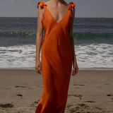 Grace Slip Dress - Flame - Heidi Merrick