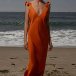 Grace Slip Dress - Flame - Heidi Merrick
