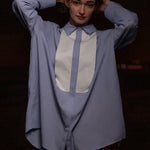 Tux Top - Stripe Cotton - Heidi Merrick