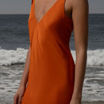 Grace Slip Dress - Flame - Heidi Merrick