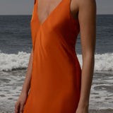Grace Slip Dress - Flame - Heidi Merrick