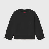 Barrel Sleeve 70's SRF LA Crewneck - Black Embroidered