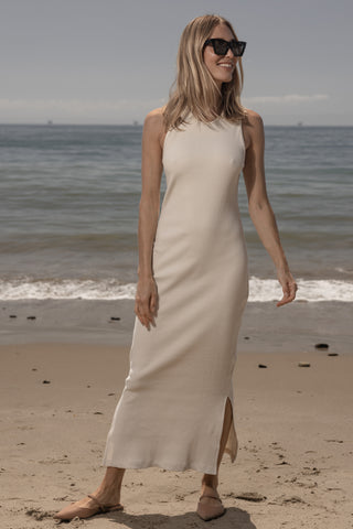 Stone Tank Dress - Ivory