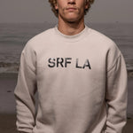 SRF LA Unisex Crewneck - Black on Cream - Heidi Merrick
