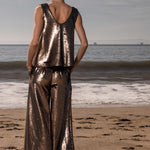 NEPTUNE TROUSER - BRONZE - Heidi Merrick