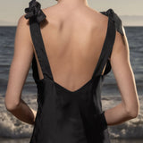 Marion Slip Dress - Black - Heidi Merrick