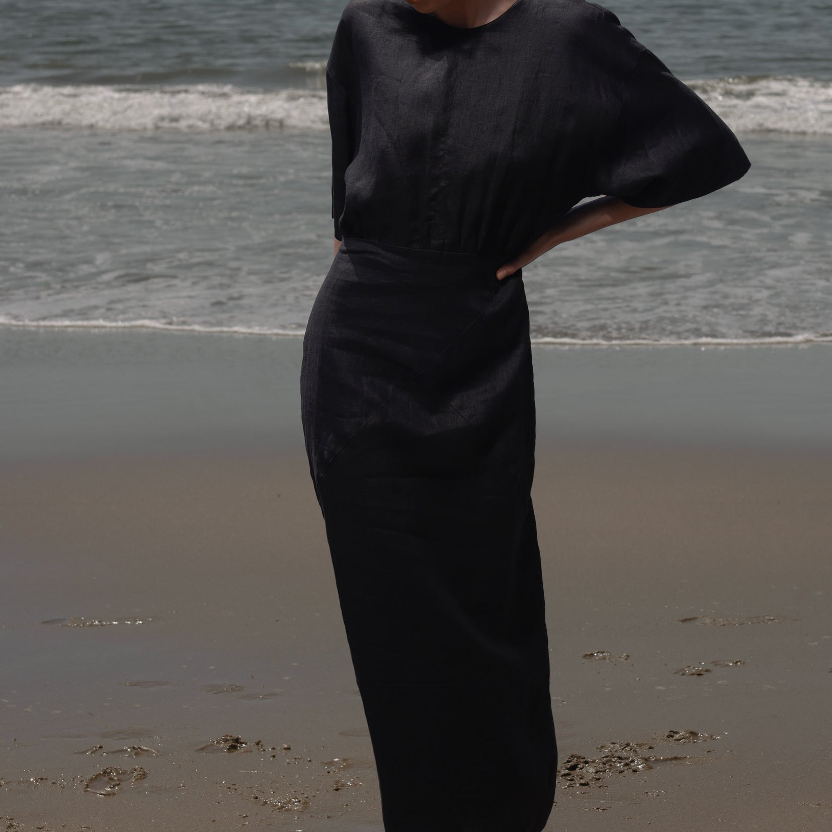 Fauna Dress - Frog Linen - Heidi Merrick