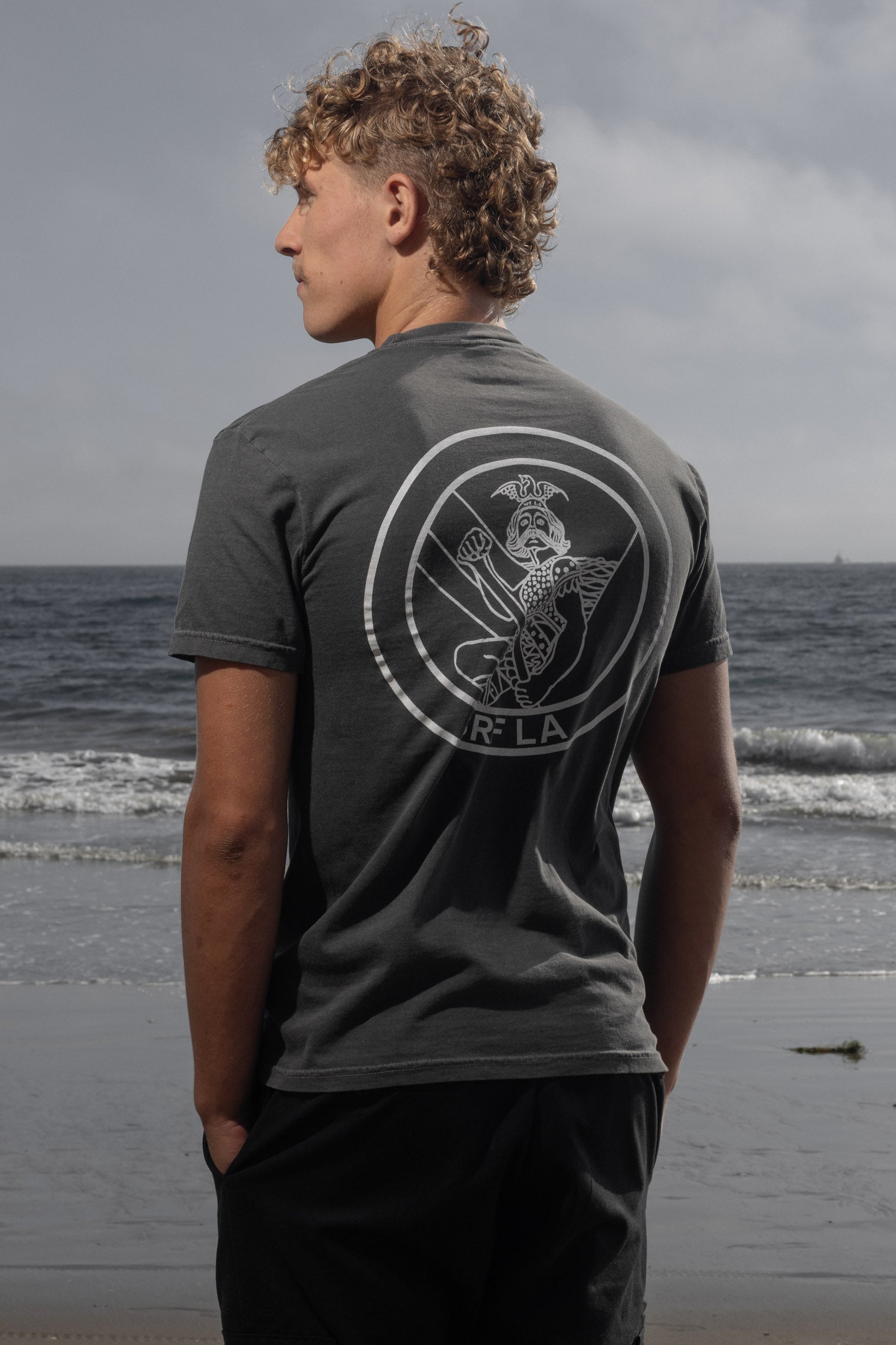 SRF Guy Tee - Ash - Heidi Merrick