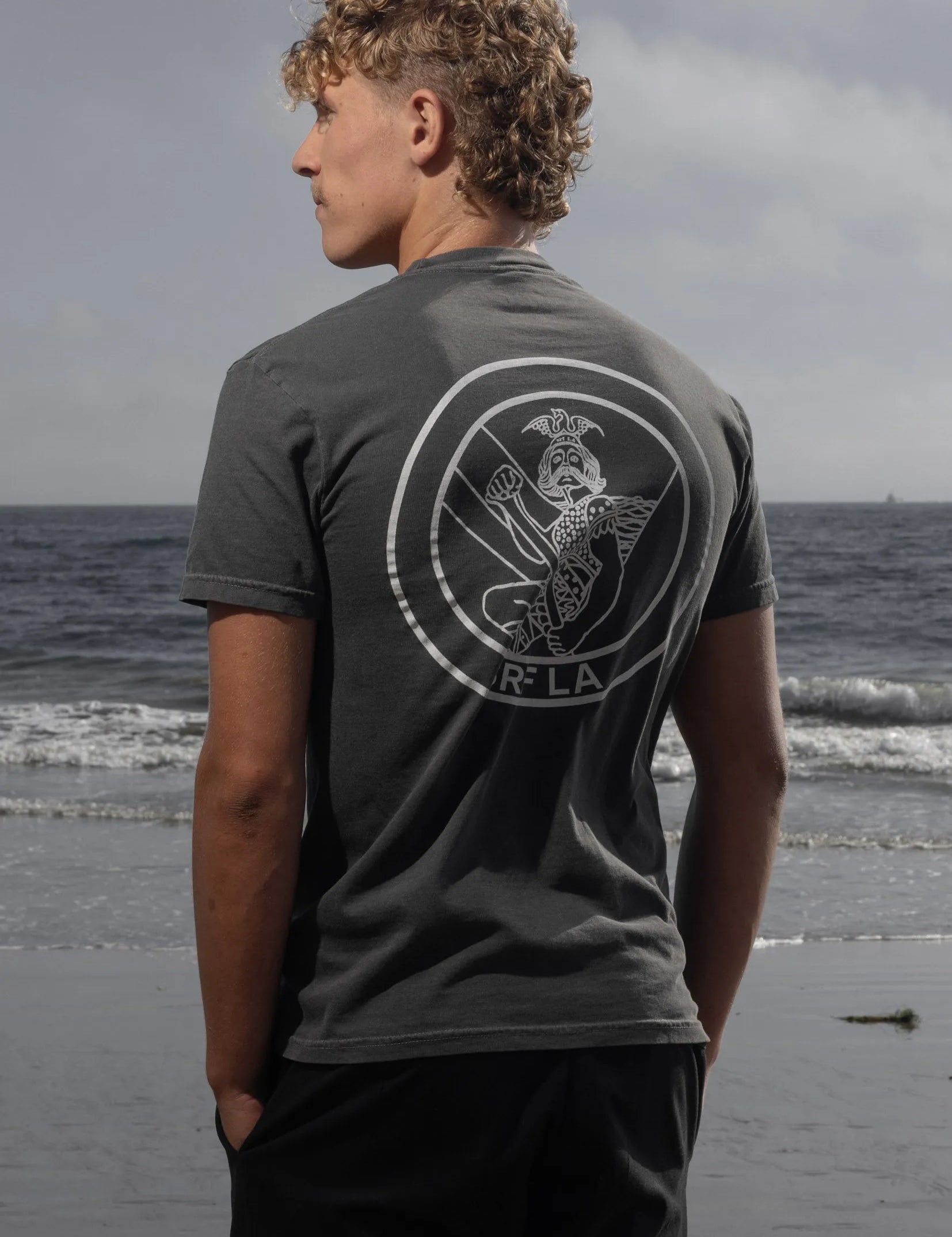 SRF Guy Tee - Ash - Heidi Merrick