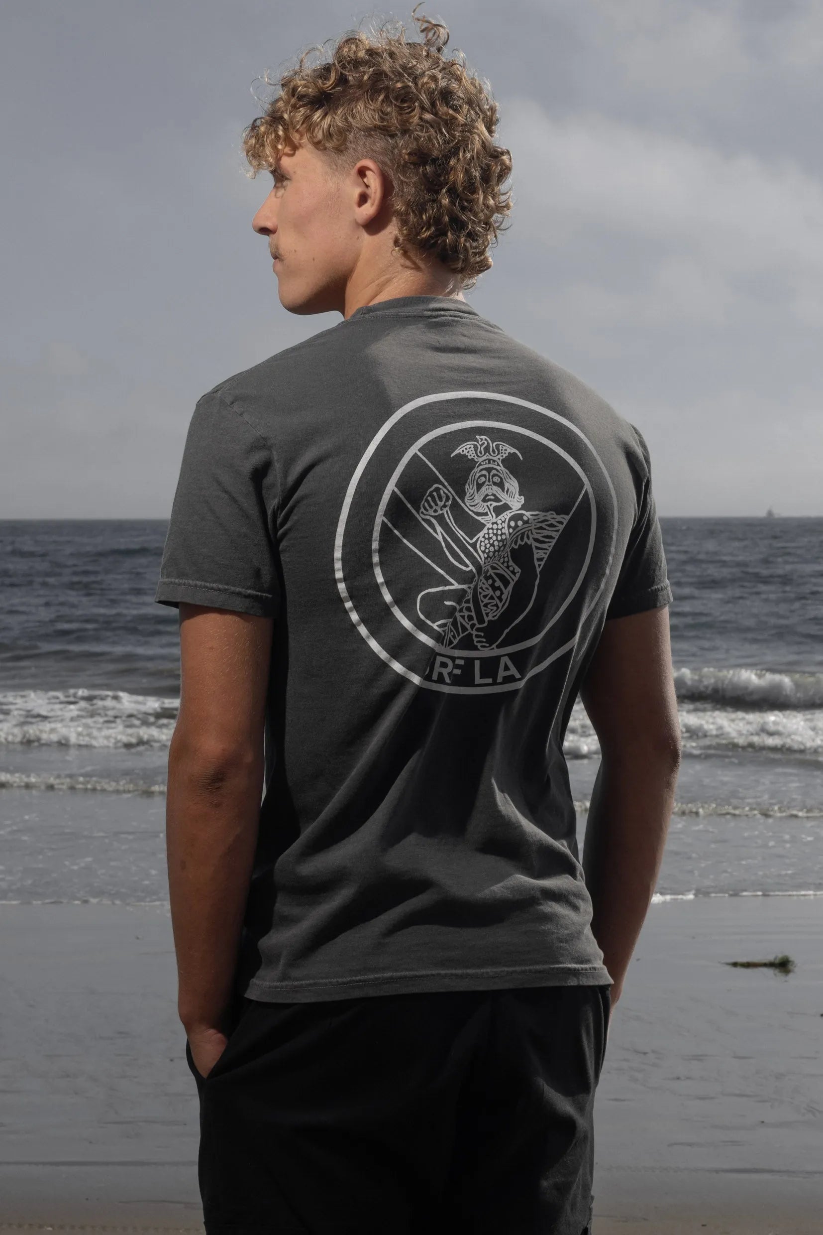 SRF Guy Tee - Ash - Heidi Merrick