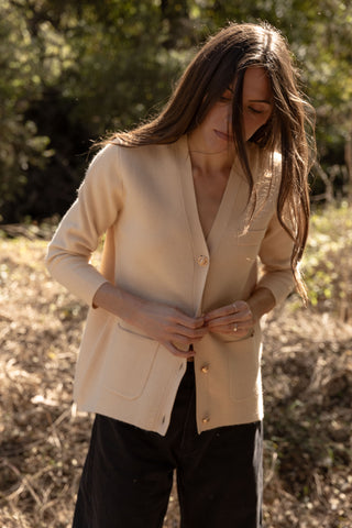 Finny Cardigan - Ivory