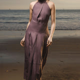 Nysa Dress - Lavender Linen - Heidi Merrick