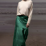 Gale Skirt - Green Moire - Heidi Merrick