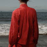 Stallion Top - Cotton Lurex Gauze - Heidi Merrick