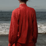 Stallion Top - Cotton Lurex Gauze - Heidi Merrick