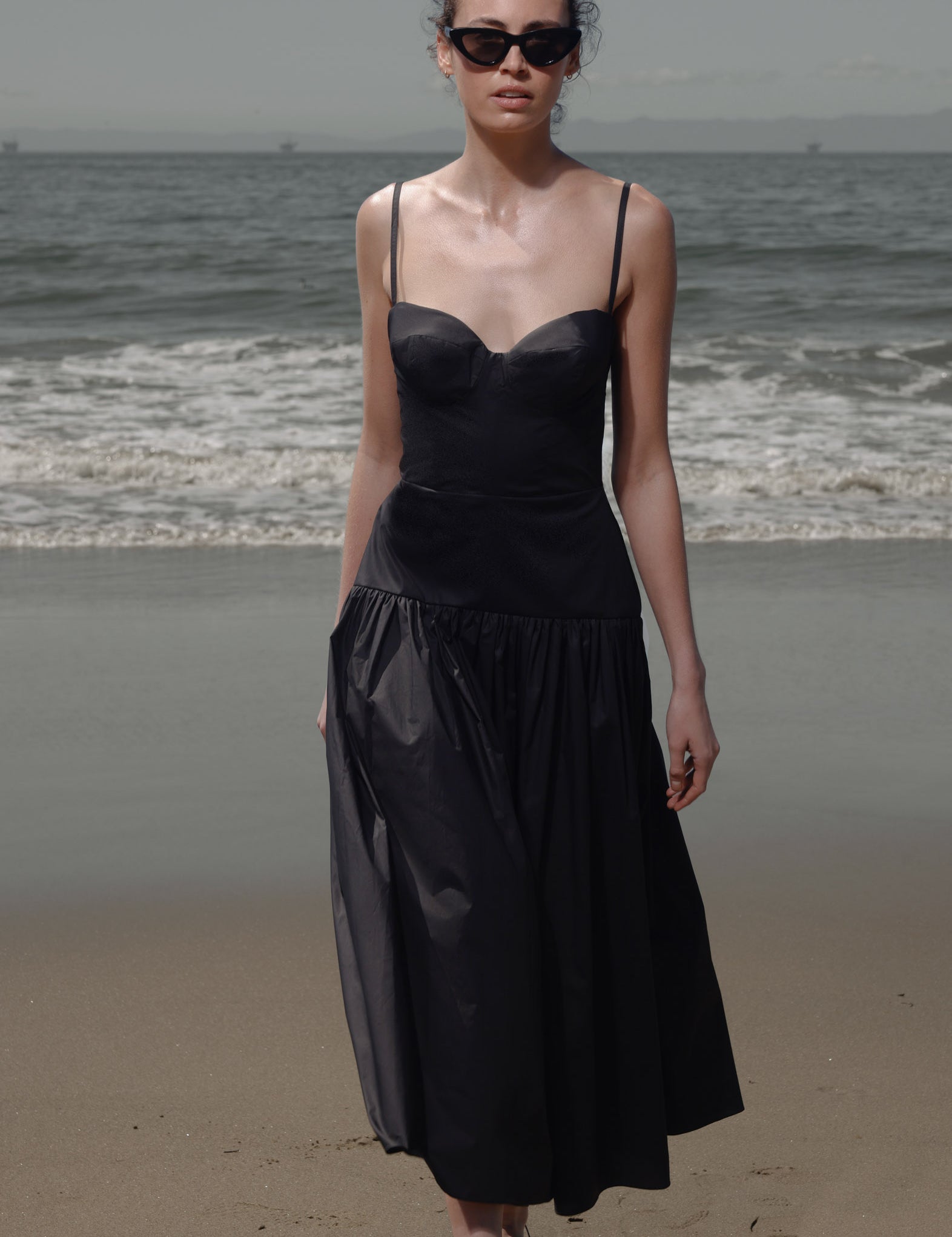 Petit Jardin - Black Shirting - Heidi Merrick