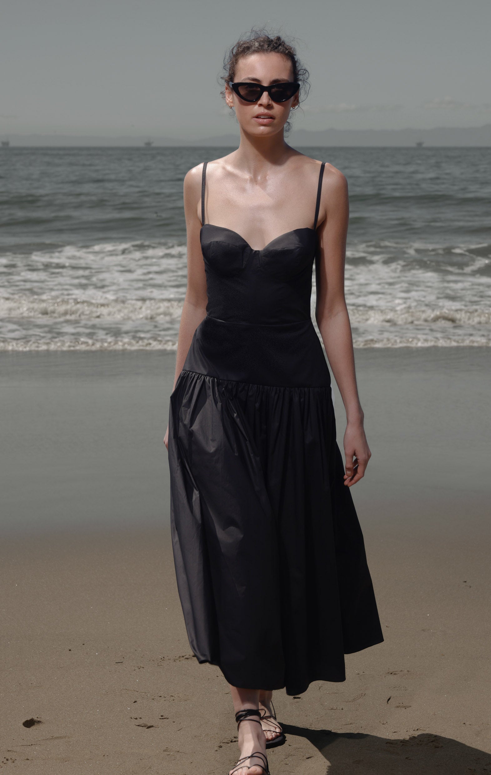 Petit Jardin - Black Shirting - Heidi Merrick