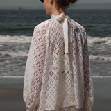 Missive Blouse - Clair de Lune Lace - Heidi Merrick