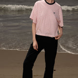 SRF LA Sailor Tee - White & Red Stripes