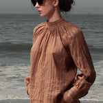 Verse Top - Sabel Lurex Gauze - Heidi Merrick