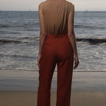 Baptise Pant - Sienna Silk & Hemp - Heidi Merrick