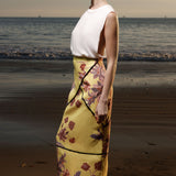 Geometry Skirt - Yellow Batik - Heidi Merrick