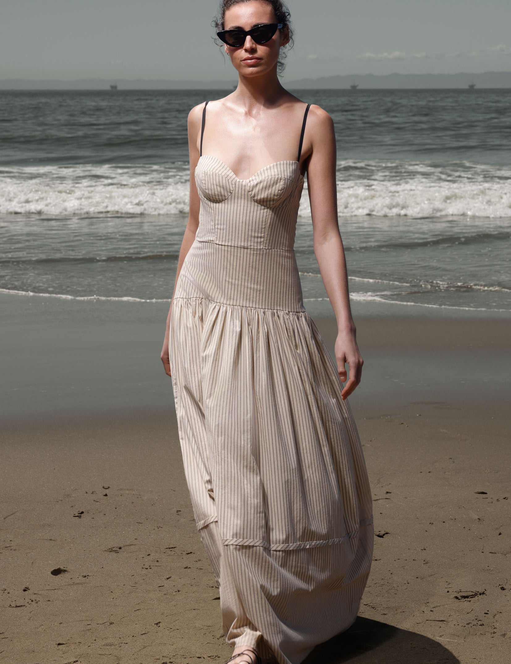 ivory dress windsor Windsor Gown in Ivory Silk Noil