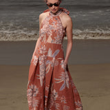 Ginger Dress - Orange Batik