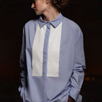 Tux Top - Stripe Cotton - Heidi Merrick