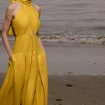 Ginger Dress - Dandelion Linen - Heidi Merrick