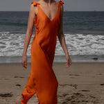 Grace Slip Dress - Flame - Heidi Merrick