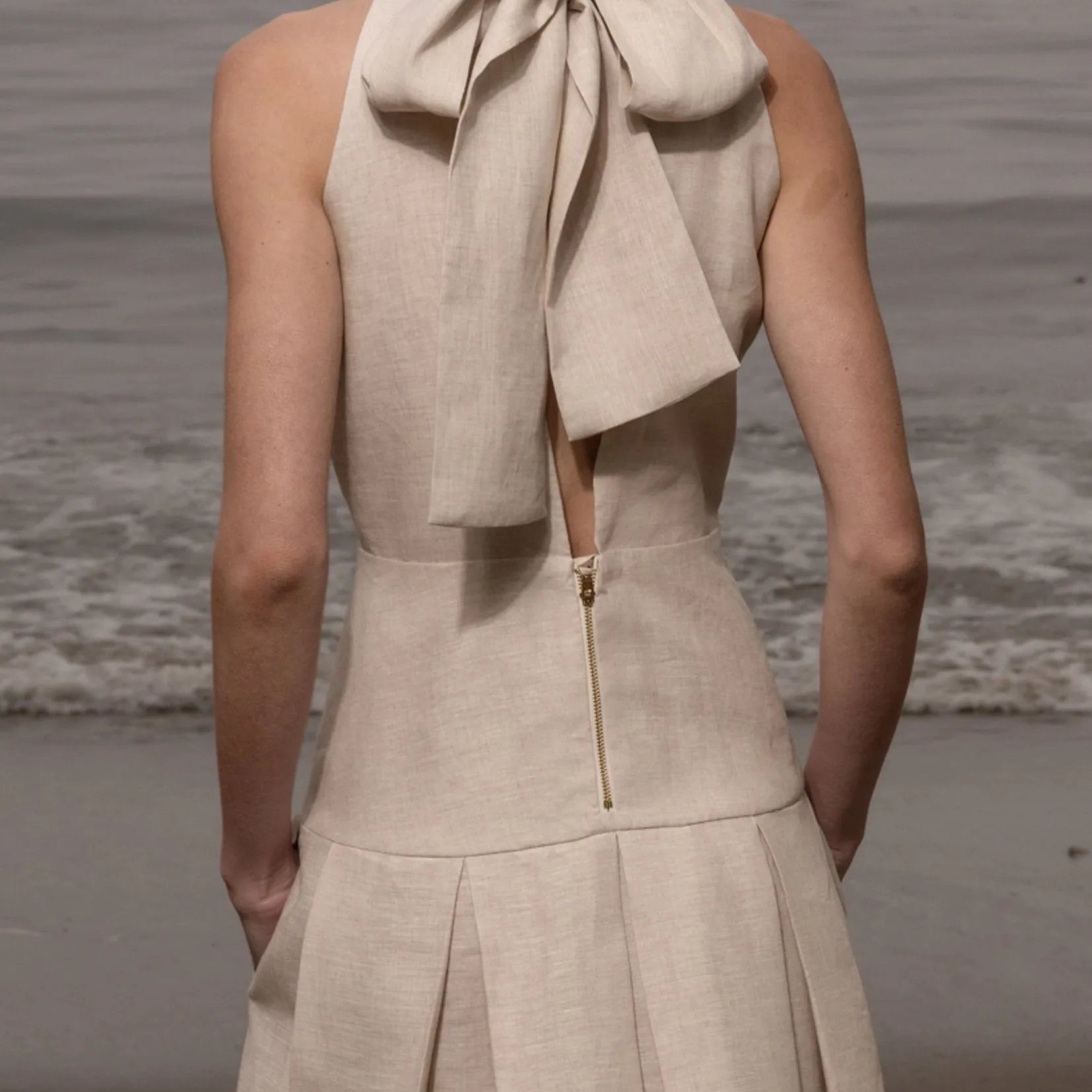Ginger Dress - Natural Linen - Heidi Merrick