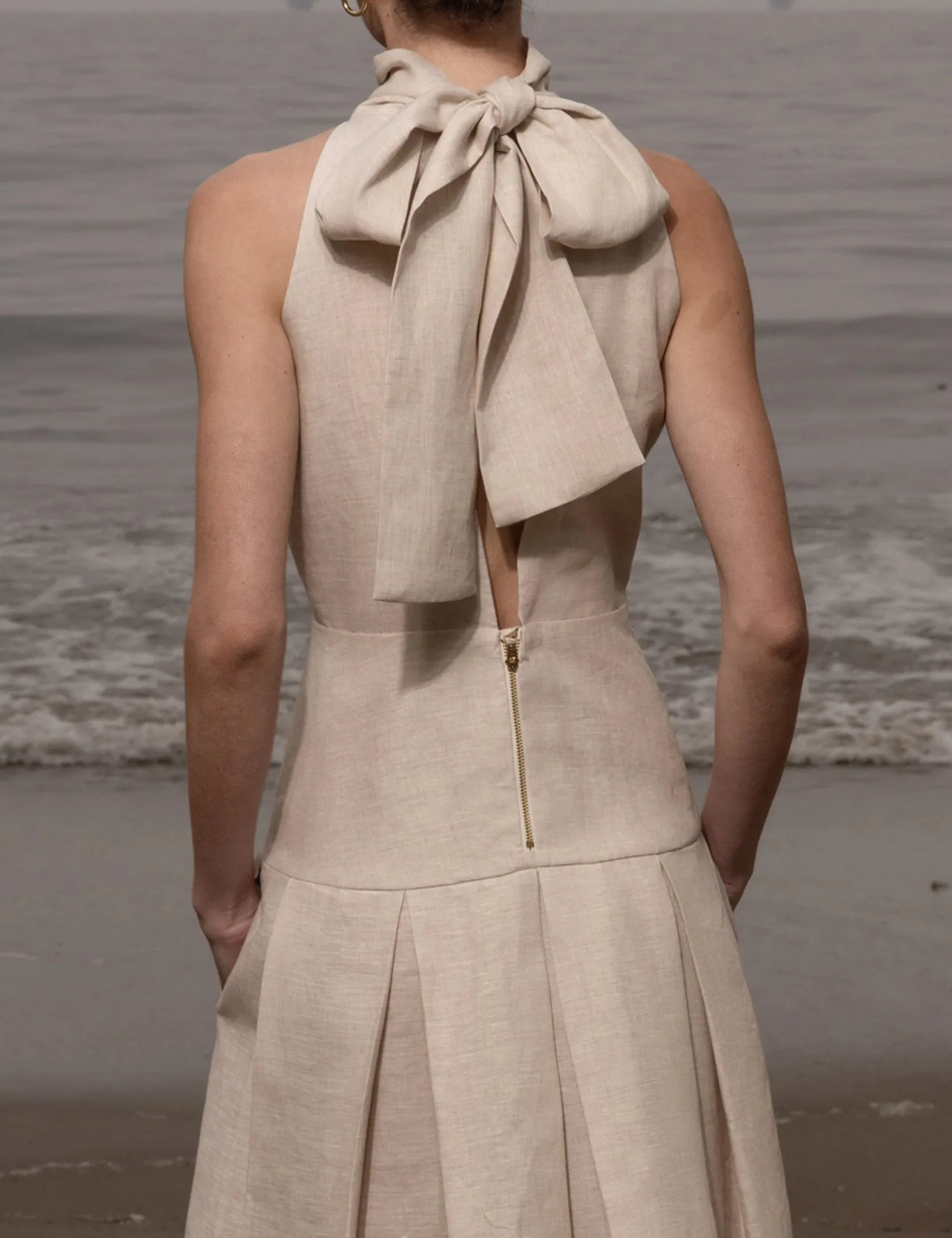 Ginger Dress - Natural Linen - Heidi Merrick