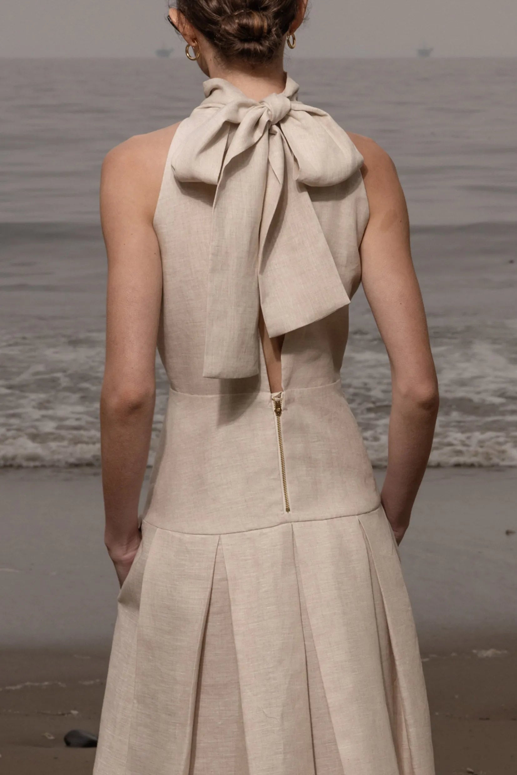Ginger Dress - Natural Linen - Heidi Merrick