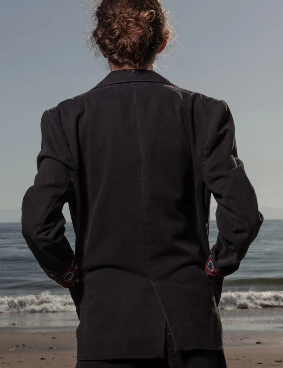 Neil Blazer - Black Denim - Heidi Merrick