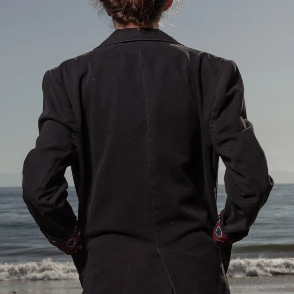 Neil Blazer - Black Denim - Heidi Merrick