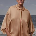 Evening Out PJ Top - Toast - Heidi Merrick