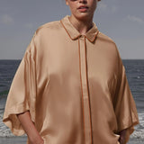 Evening Out PJ Top - Toast - Heidi Merrick